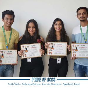 ACDS students as Jury for CM chashak Rangoli Competition