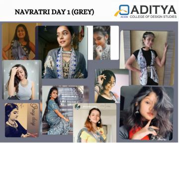 ACDS - FASHION DESIGN DEPARTMENT Celebrating Digital Navratri - DAY 1