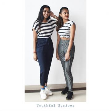 Youthful Stripes Fashion Styling
